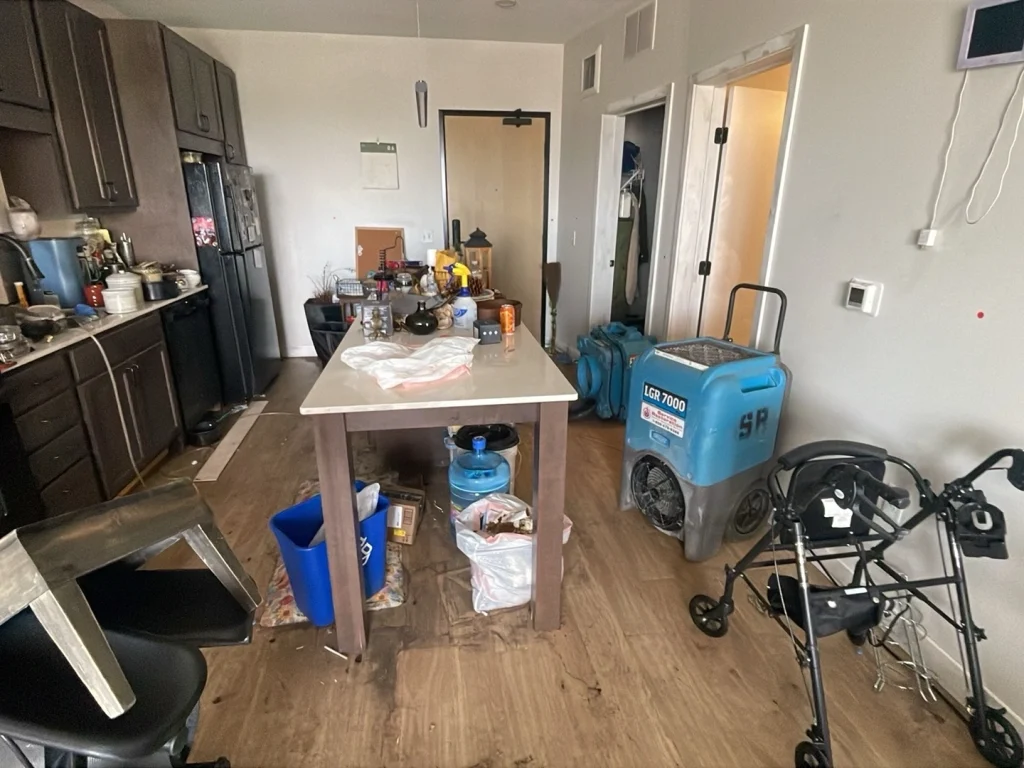 Kitchen fire damage at affordable senior living facility